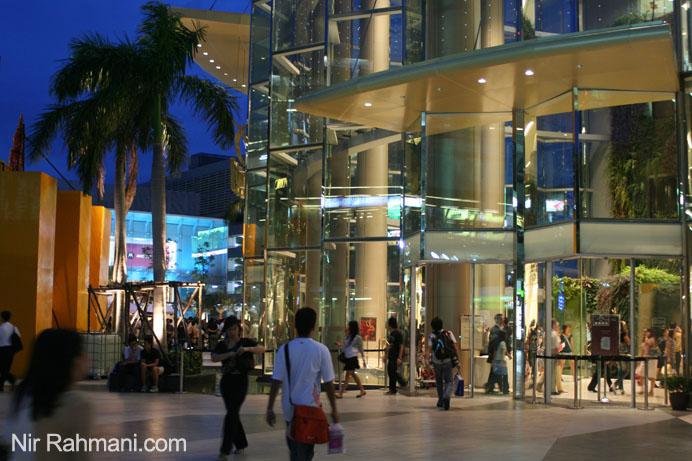 At the other side of town super modern mall Siam Paragon Siam Paragon