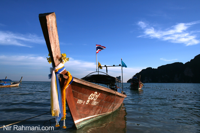 Typical Long Tail boat, Koh PhiPhi