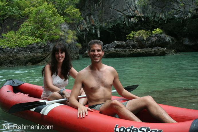 Canoeing at Hong, Phang-Nga park