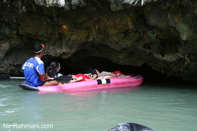 Canoeing at Phang-Nga park